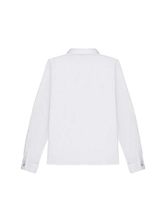 Белая рубашка из хлопка KengLabel , арт.  | Фото 2