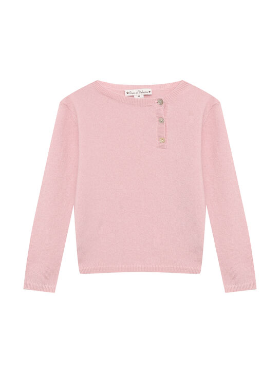 Джемпер из кашемира, розовый Oscar et Valentine , арт.  | Фото 1