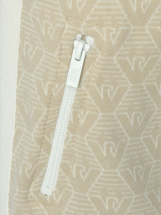 Бермуды со сплошным лого, бежевые Emporio Armani , арт.  | Фото 3