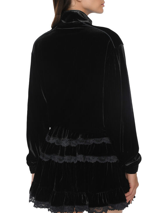 Анорак из шелковистого бархата ALINE , арт.  | Фото 5