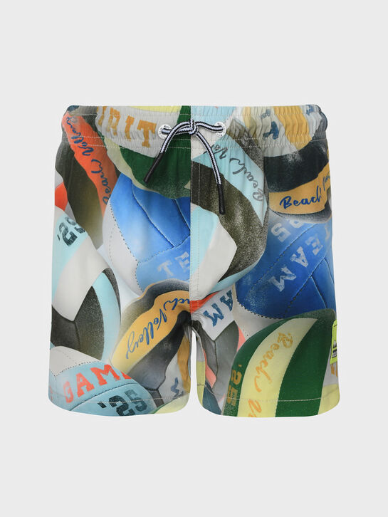 Шорты для купания, принт мячи Molo , арт.  | Фото 1