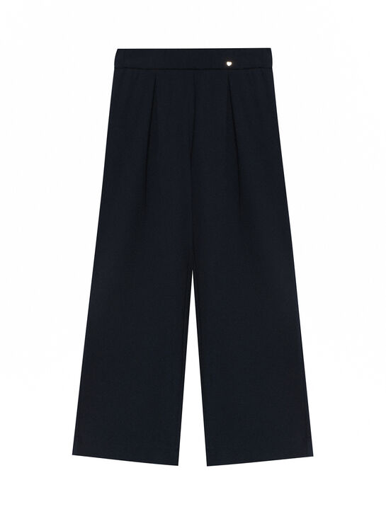 Брюки на резинке, синие Monnalisa , арт.  | Фото 1