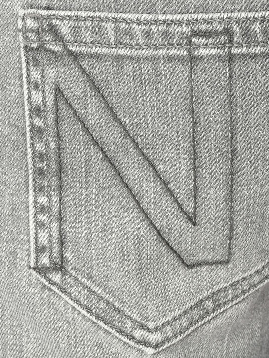 Джинсы с прокрашенными складками, серые N21 , арт.  | Фото 3