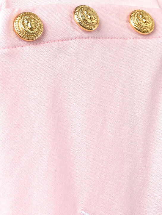 Футболка с вышитым логотипом Balmain , арт.  | Фото 3