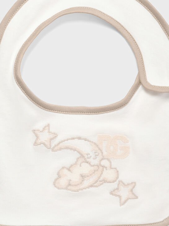 Подарочный набор комбинезон + шапка + слюнявчик, белый Dolce&Gabbana , арт.  | Фото 7