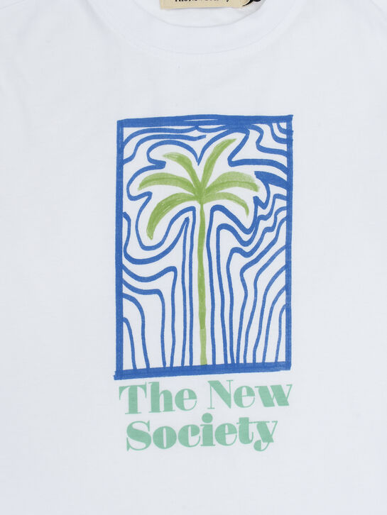Футболка с принтом &quot;пальма&quot; The New Society , арт.  | Фото 3