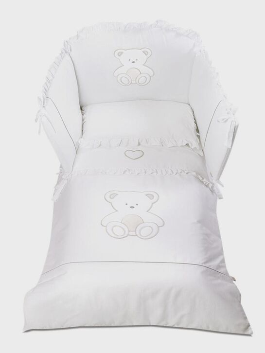 Комплект белья из 5 предметов Peluche, белый ITALBABY , арт.  | Фото 1