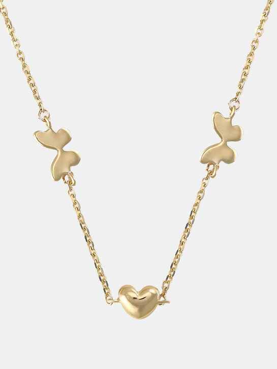 Браслет &quot;Бабочка и сердца&quot;, золото 585 Sneak Peek , арт.  | Фото 2