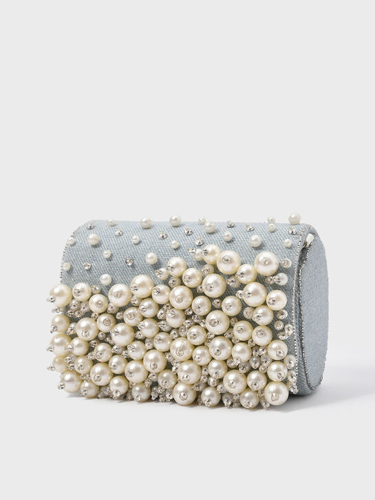 Сумка джинсовая с жемчугом Maison Ava , арт.  | Фото 4