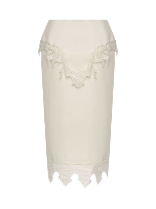 Юбка с кружевной отделкой Blumarine , арт.  | Фото 5