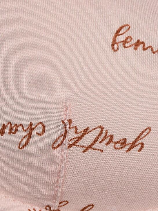 Бюстгальтер с текстовым принтом, розовый Sanetta , арт.  | Фото 3