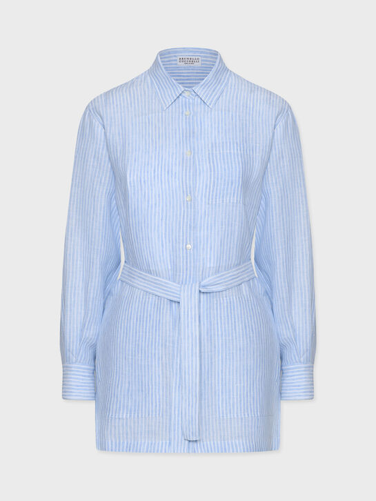Рубашка удлиненная с поясом Brunello Cucinelli , арт.  | Фото 1