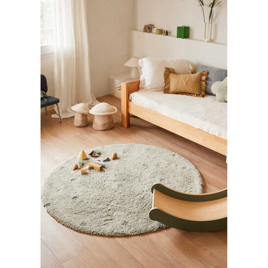 Ковер &quot;Горошек&quot; синий шалфей, D140 Lorena Canals , арт.  | Фото 4