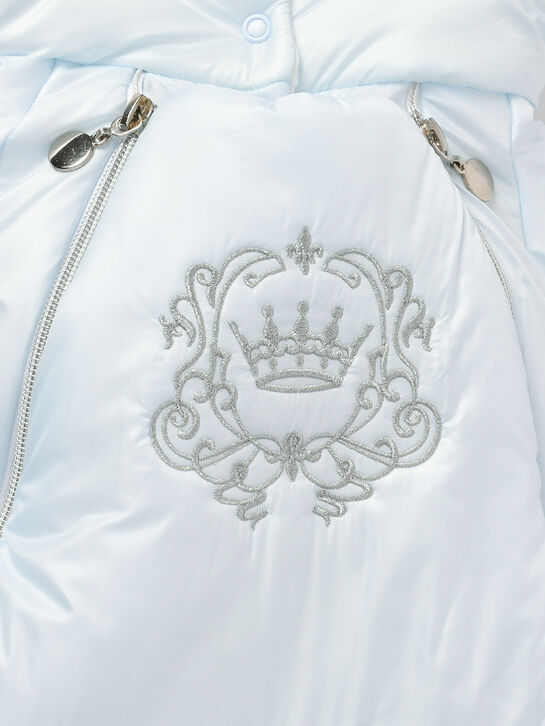 Стеганый комбинезон голубого цвета Jan&Sofie , арт.  | Фото 3