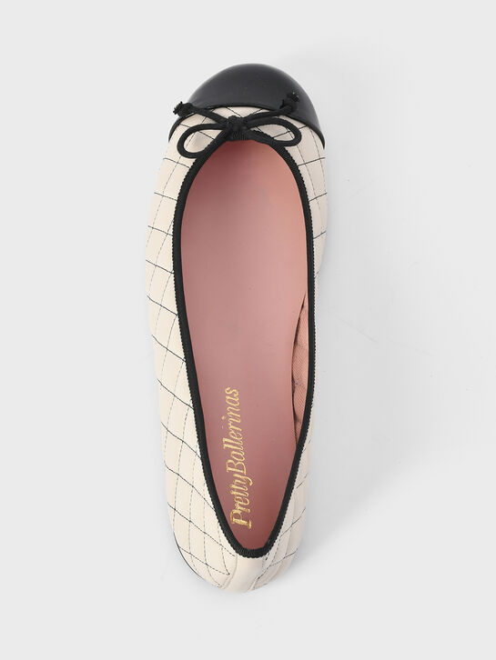 Балетки стеганые с черной отделкой Pretty Ballerinas , арт.  | Фото 4