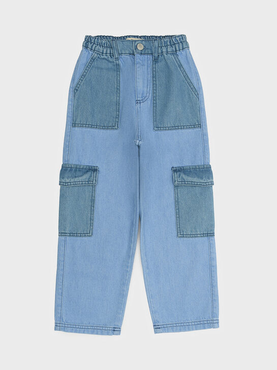 Джинсы с карманами-карго The New Society , арт.  | Фото 1