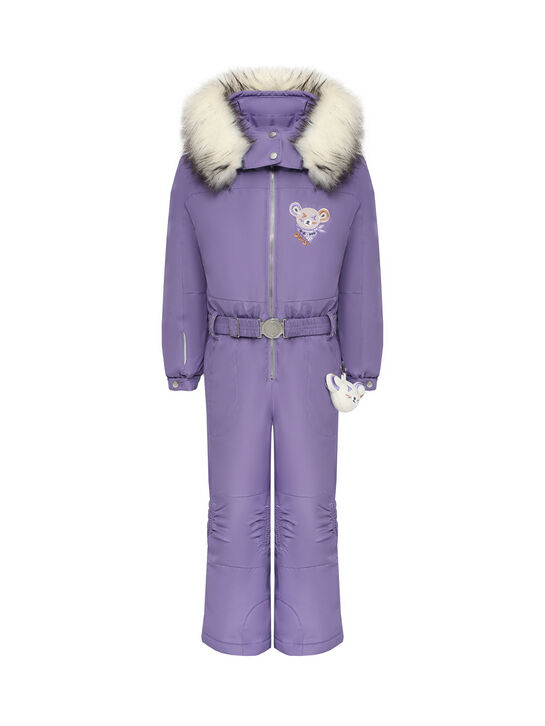 Комбинезон с вышивкой, сиреневый Poivre Blanc , арт.  | Фото 1