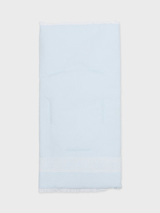 Конверт из фактурной ткани с кружевной лентой, голубой Paz Rodriguez , арт.  | Фото 3