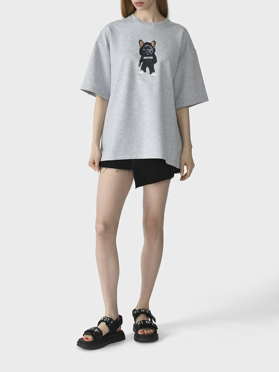 Футболка с принтом Бульдога Flashin , арт.  | Фото 2