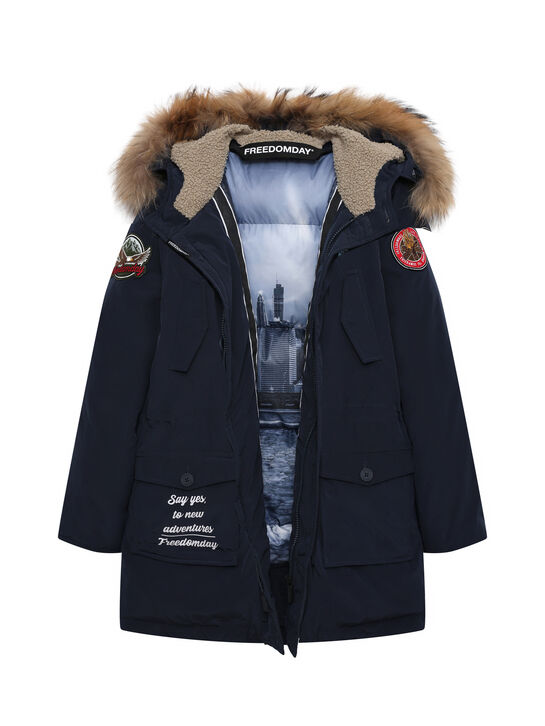 Куртка-парка с патчами Freedomday , арт.  | Фото 3