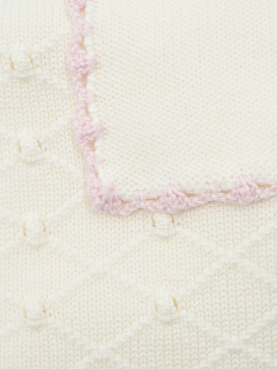 Плед с кружевной отделкой, белый Tomax , арт.  | Фото 3