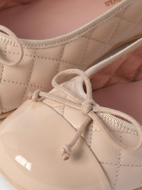 Туфли стеганые, кремовые Pretty Ballerinas , арт.  | Фото 7