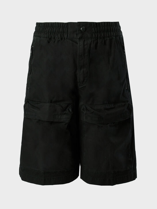 Бермуды с карманами, черные Diesel , арт.  | Фото 1