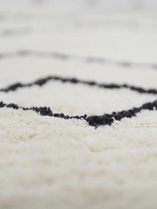 Коврик Nattiot Ковер VIKTOR BLACK M 135х190  , арт.  | Фото 4