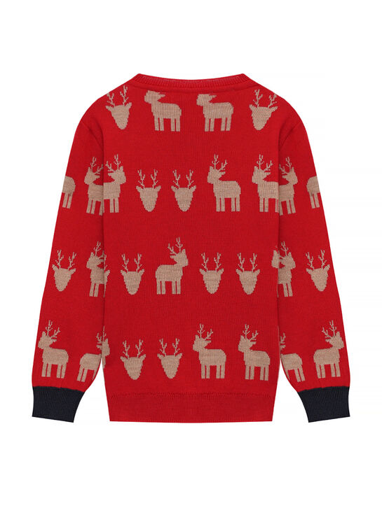Джемпер, принт олени Maglificio di Verona , арт.  | Фото 4