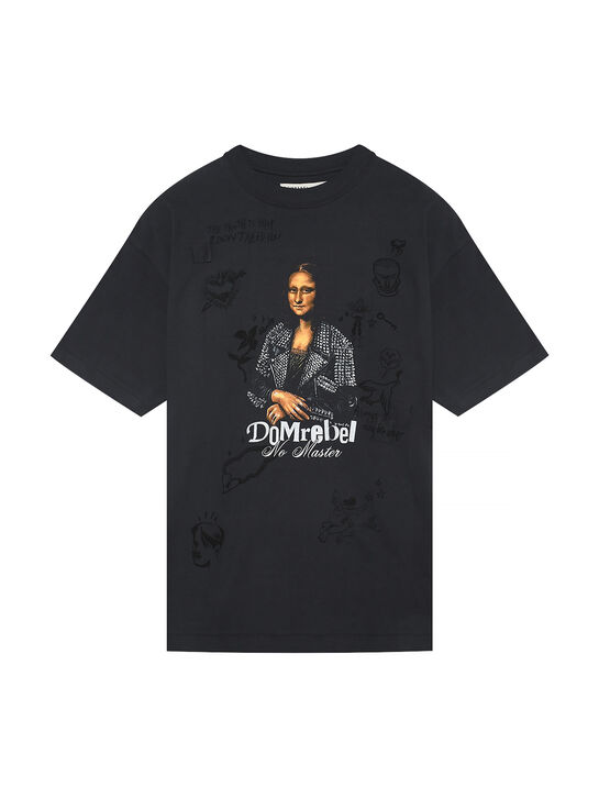 Футболка с принтом &quot;Мона Лиза&quot; Domrebel , арт.  | Фото 1
