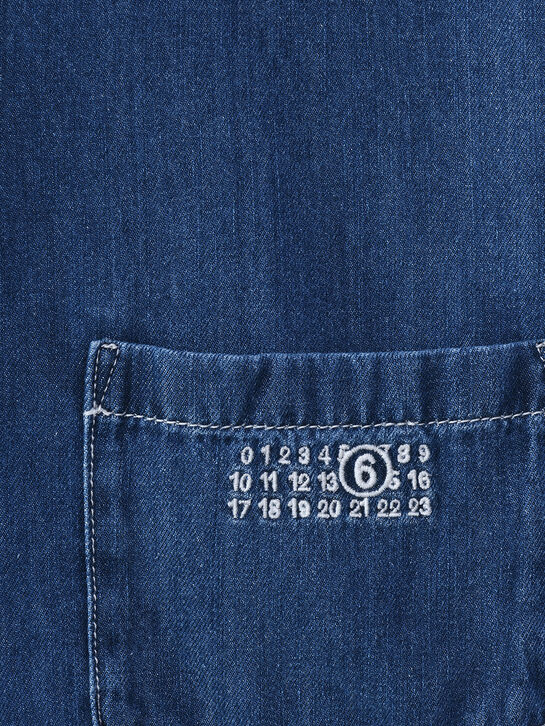 Рубашка джинсовая укороченная MM6 , арт.  | Фото 5