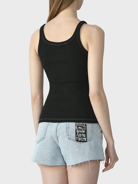 Майка на бретелях, черная Ksubi , арт.  | Фото 4