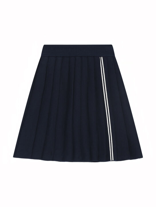 Юбка в складку с контрастной полоской KengLabel , арт.  | Фото 1