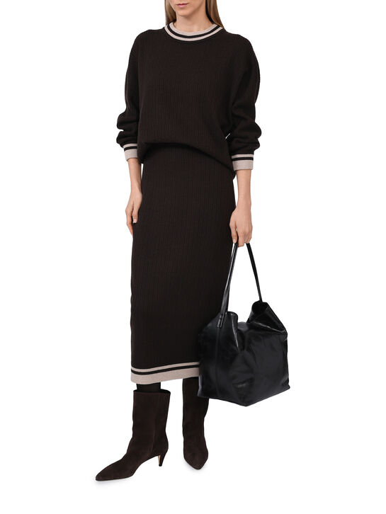 Юбка-карандаш, коричневая Panicale , арт.  | Фото 3