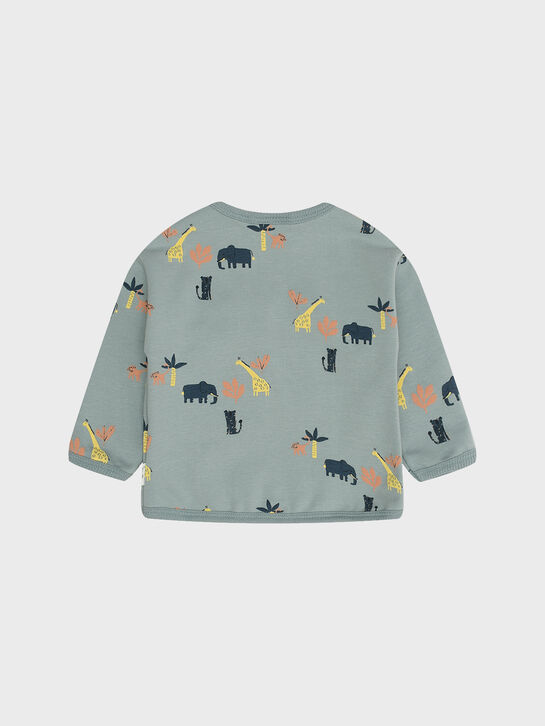 Свитшот с принтом &quot;сафари&quot; Sanetta , арт.  | Фото 2
