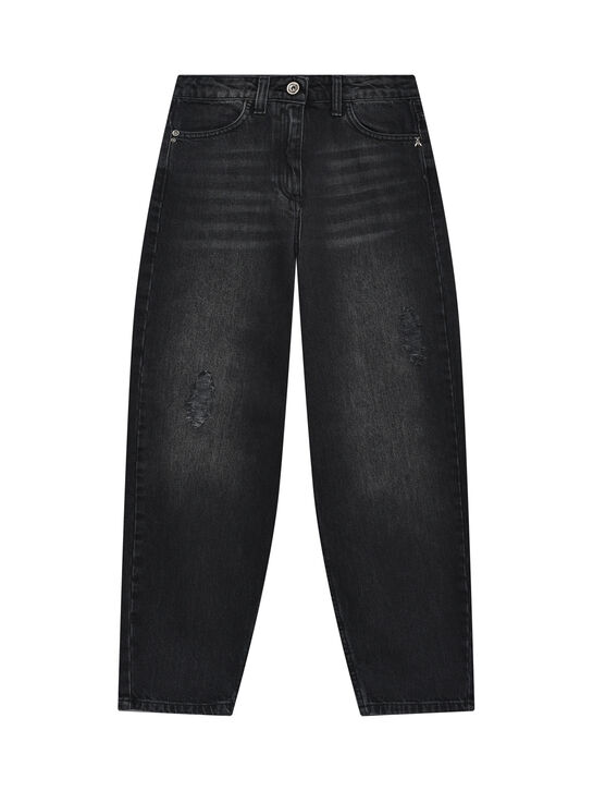 Джинсы выбеленные, черные Patrizia Pepe , арт.  | Фото 1