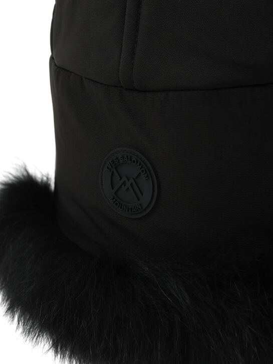 Шапка-ушанка из меха лисы Yves Salomon , арт.  | Фото 4