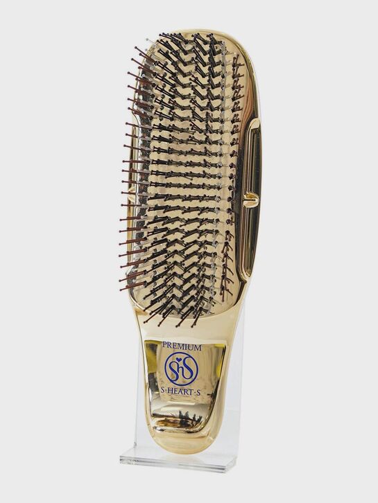 Расческа Scalp Brush World Premium, золото шампань, укороченная S-heart-S , арт.  | Фото 1