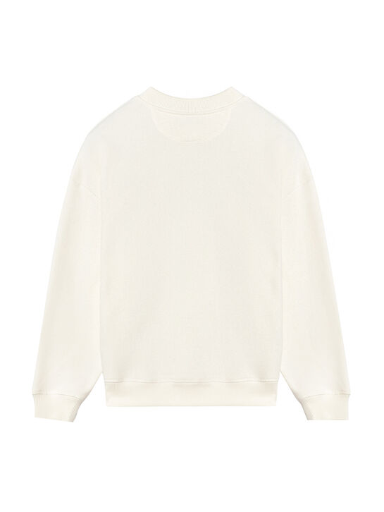 Свитшот с лого, белый The New Society , арт.  | Фото 2