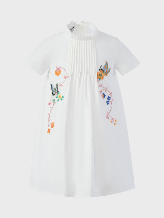 Платье вышитыми цветами, белое Etro , арт.  | Фото 1