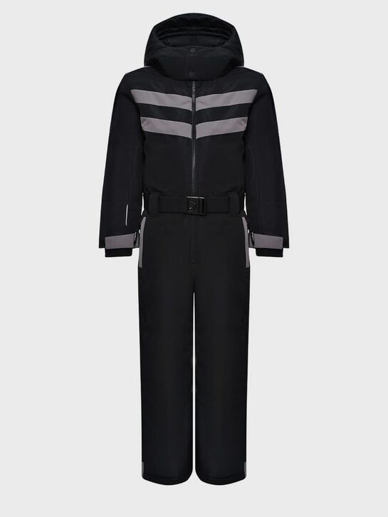 Комбинезон с капюшоном и полосками, черный PinBina , арт.  | Фото 1