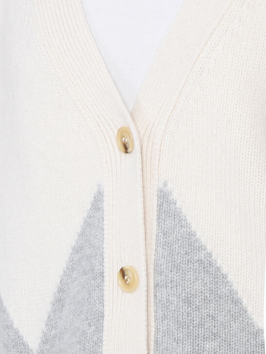 Кардиган из кашемира с геометрическим узором Arch4 , арт.  | Фото 4