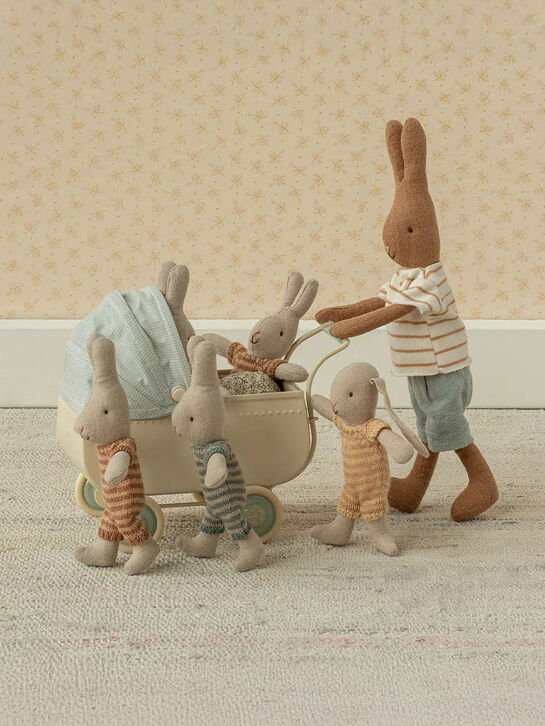 Игрушка Коляска детская, микро, синяя Maileg , арт.  | Фото 3