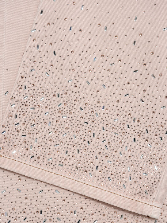 Джинсы со стразами, розовые Ermanno Scervino , арт.  | Фото 3