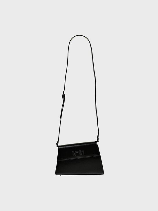 Сумка ассиметричная с логотипом в тон, черная N21 , арт.  | Фото 4