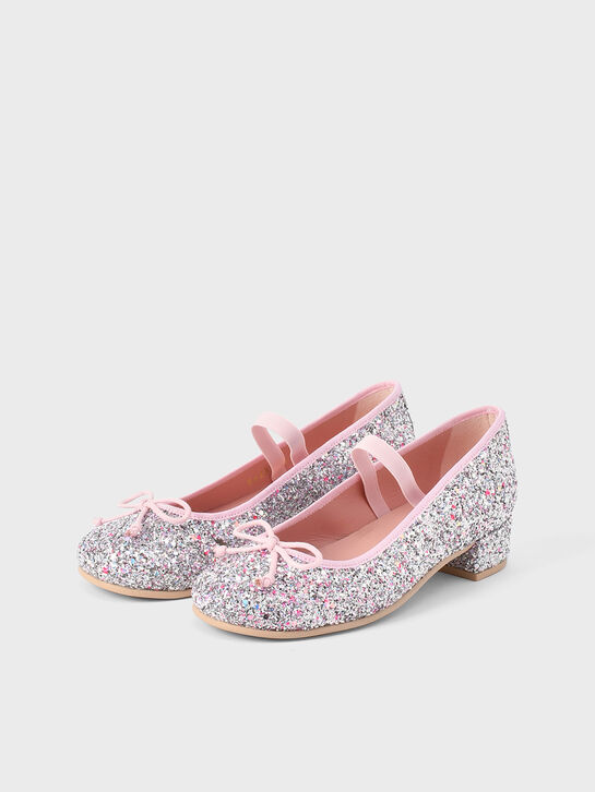 Туфли с глиттером, розовые Pretty Ballerinas , арт.  | Фото 2
