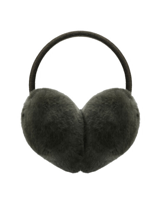 Наушники меховые в форме сердца Yves Salomon , арт.  | Фото 1