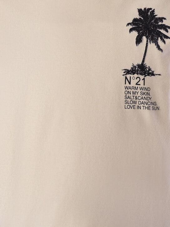 Футболка с принтом и черной окантовкой N21 , арт.  | Фото 3