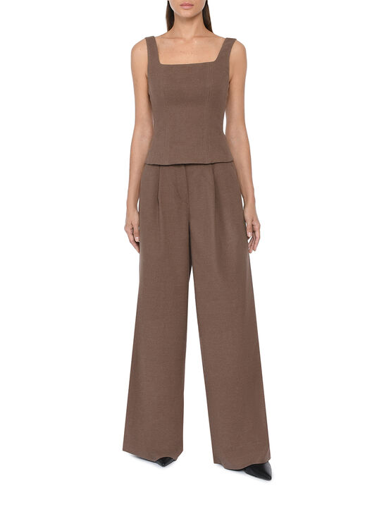 Брюки свободного кроя, коричневые Dan Maralex , арт.  | Фото 3