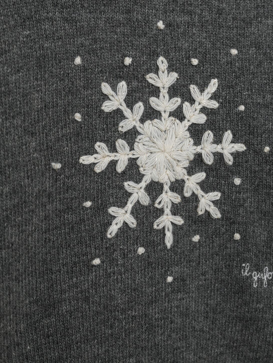 Джемпер с вышивкой &quot;снежинка&quot; IL Gufo , арт.  | Фото 3
